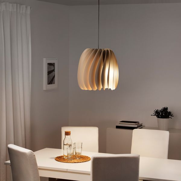 Подвесной светильник, бежевый IKEA СКЮМНИНГЕН 704.309.78 - фото 2