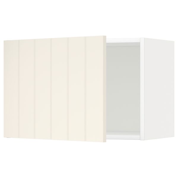 Шкаф навесной МЕТОД, белый, Хитарп белый с оттенком - схема-чертеж с размерами