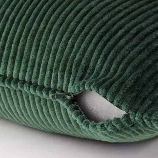 ÅSVEIG Чехол на подушку - темно-зеленый 40x58 см - фото 3