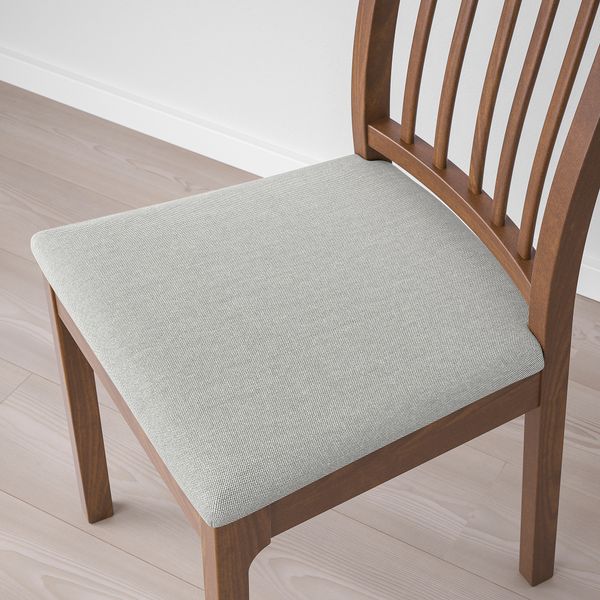 Стул, светло-серый-коричневый IKEA EKEDALEN ЛЕН ЭКЕДАЛЕН 803.410.19 - фото 9