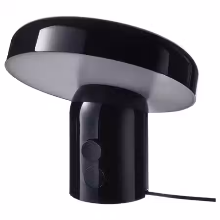 BLOMPRAKT БЛОМПРАКТ Лампа с динамиком bluetooth - чёрный