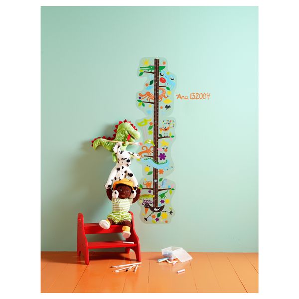 Табурет для ног ТРУГЕН, красный (40x38x33 см) - схема-чертеж с размерами