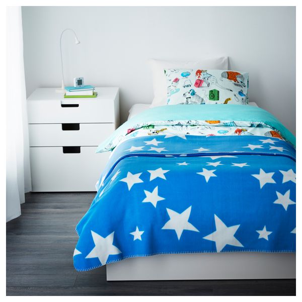 Покрывало/одеяло ОЛИВТРЭД, синий (150x240 см) - фото 1