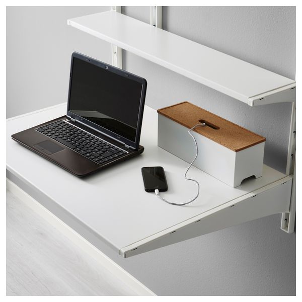 Полка АЛЬГОТ, металлический белый - фото 2