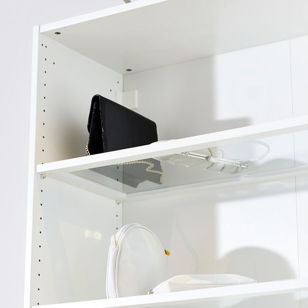 Гардероб, белый 100x35x236 см IKEA PAX ПАКС 993.001.46 - схема-чертеж с размерами