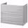 TÄNNFORSEN ТАННФОРСЕН Шкаф для раковины с ящиками - светло-серый 80x48x63 см