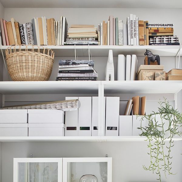 Открытый стеллаж, белый 60x40x40 см IKEA OPPHUS ОПХУС 004.525.82 - фото 2