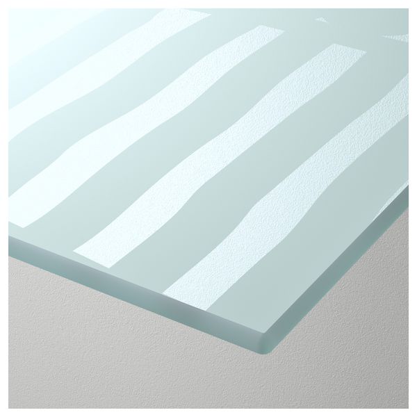 Столешница ГЛАСХОЛЬМ, стекло, орнамент (148x73 см) - схема-чертеж с размерами