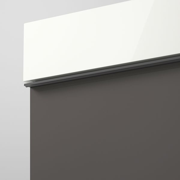 Шкаф для раковины с 2 ящиками, 80x48x68 см, глянцевый серый IKEA BRÅVIKEN БРОВИКЕН, GODMORGON ГОДМОРГОН 698.749.52 - схема-чертеж с размерами