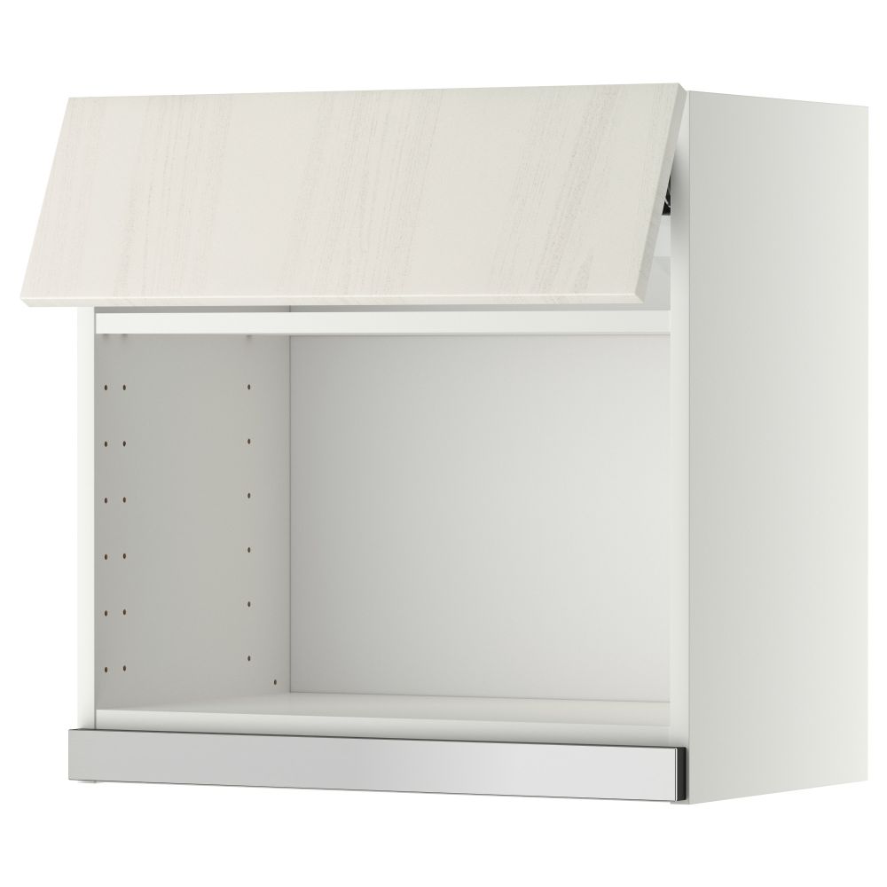 Навесной шкаф для СВЧ-печи МЕТОД, белый, Росдаль белый - схема-чертеж с размерами