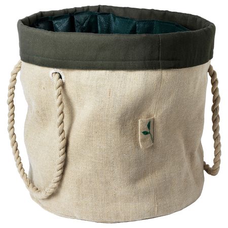 Сумка для рассады, бежевый, темно-зеленый ручная работа 32 см IKEA БОТАНИСК 304.669.26