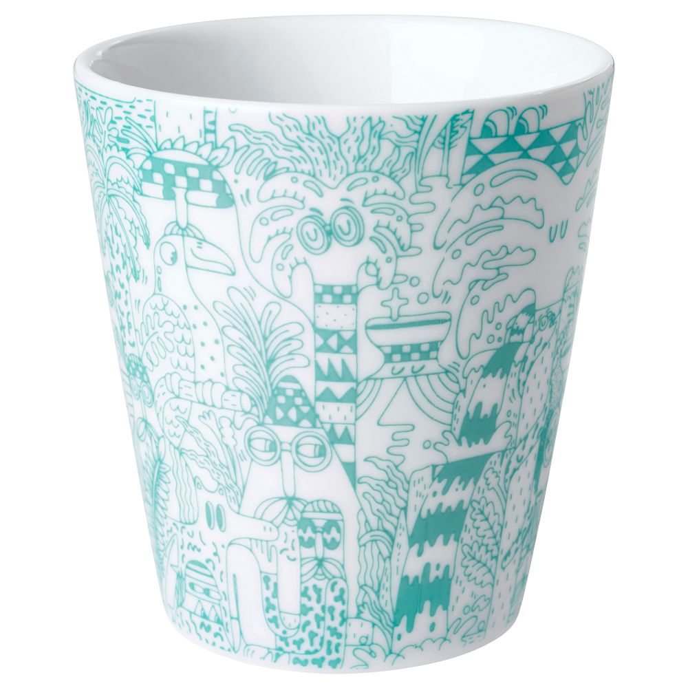 Кружка СТУНСИГ, Тропики (35 сл) - схема-чертеж с размерами