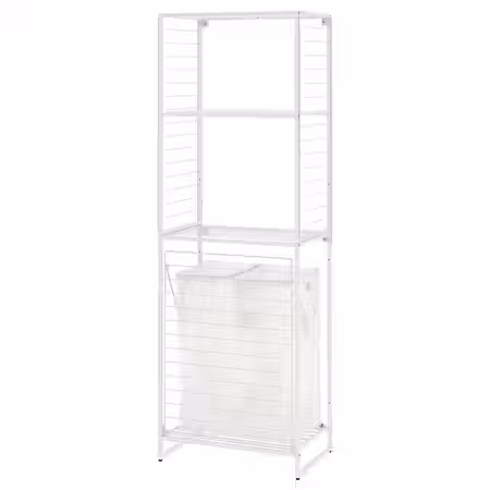 JOSTEIN Стеллаж с сумками и решеткой