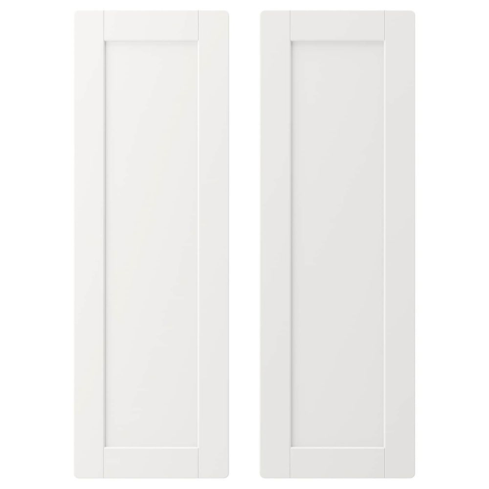 Дверь, белый/с рамой 30x90 см IKEA SMÅSTAD СМОСТАД 404.341.76 - схема-чертеж с размерами