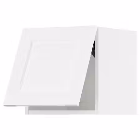 METOD Горизонтальный навесной шкаф - белый Enköping/белый под дерево 40x40 см