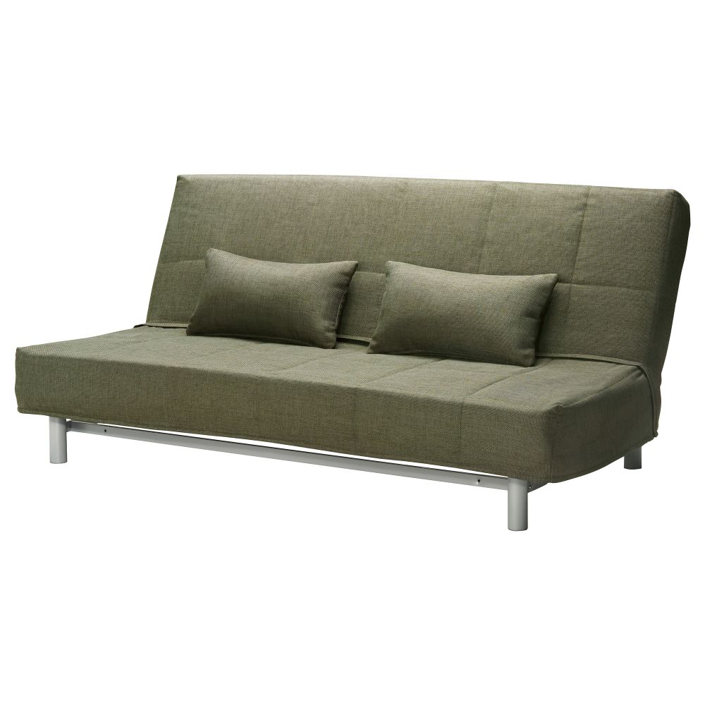 Диван-кровать 3-местный БЕДИНГЕ ЛЁВОС, зеленый - фото 1