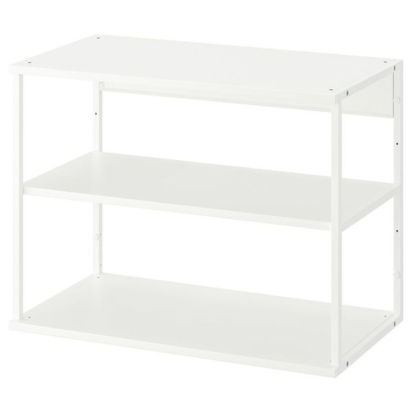 Открытый стеллаж, белый 80x40x60 см IKEA OPPHUS ОПХУС 304.525.47 - фото 1