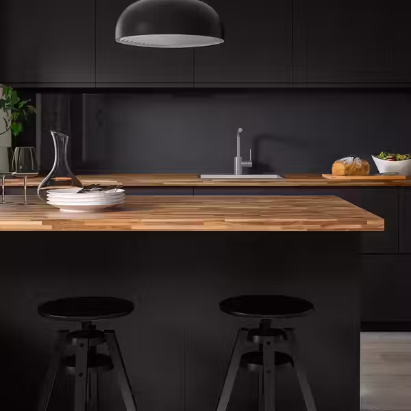 PINNARP Столешница под заказ - грецкий орех/шпон 45.1-63.5x3.8 см - фото 4