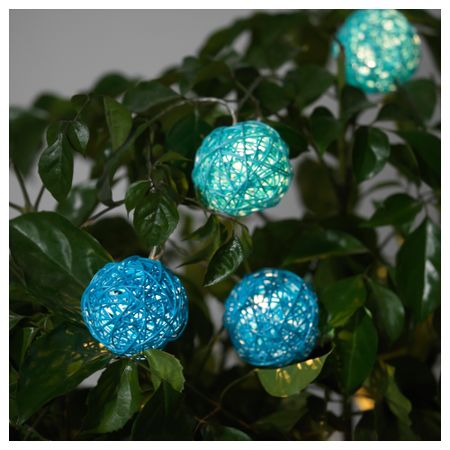 Украшение для гирлянды СОЛВИДЕН, синий, бирюзовый
