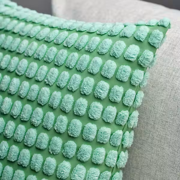 SVARTPOPPEL СВАРТПОППЕЛЬ Чехол на подушку - светло-зеленый 50x50 см - схема-чертеж с размерами