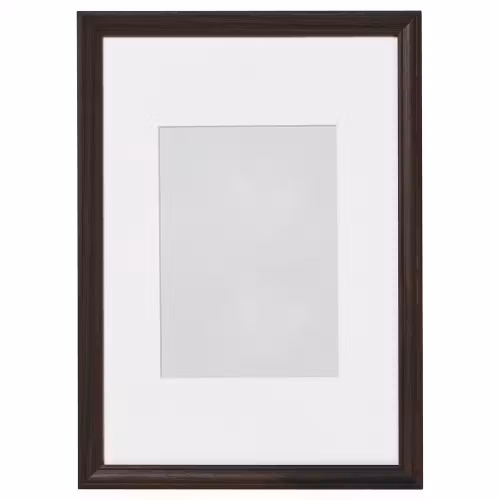 KLOTKÖRSBÄR КЛОТКЁРСБЭР Рама - под дуб/темно-коричневый 21x30 см - фото 1