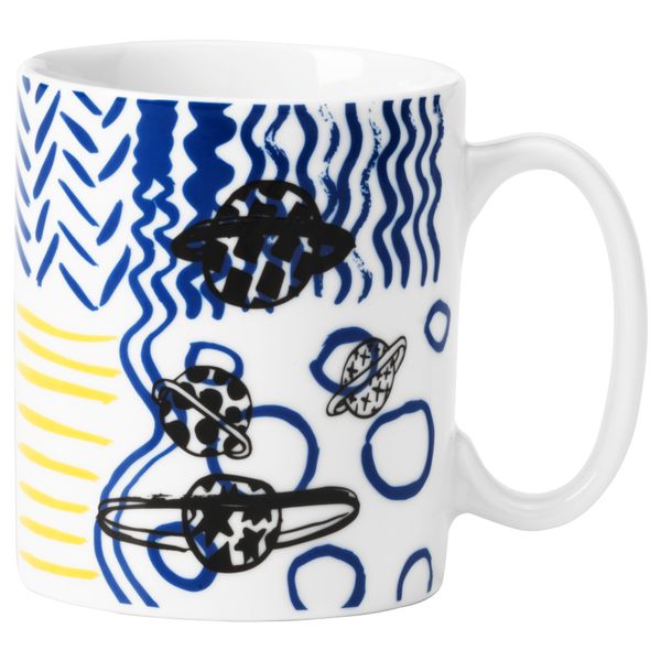 Кружка СПРИДД, различные орнаменты (40 сл) - схема-чертеж с размерами