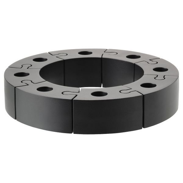 Подсвечник для свечи, греющей свечи, черный, 5 см IKEA ВЭРМЕР 693.243.99 - схема-чертеж с размерами