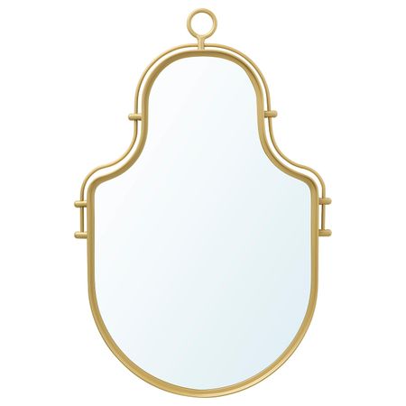 Зеркало, золотой 43x28 см IKEA ÄNGABODA ЭНГАБУДА 204.936.28
