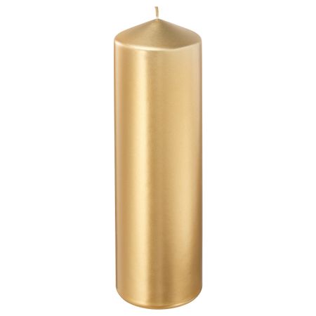 Неароматическая свеча формовая ВИНТЕР 2018, золотой (25 см)