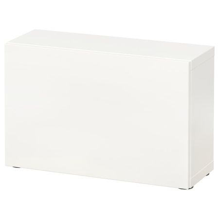 Стеллаж с дверью, белый/Лаппвикен белый 60x22x38 см IKEA BESTÅ БЕСТО 592.443.60