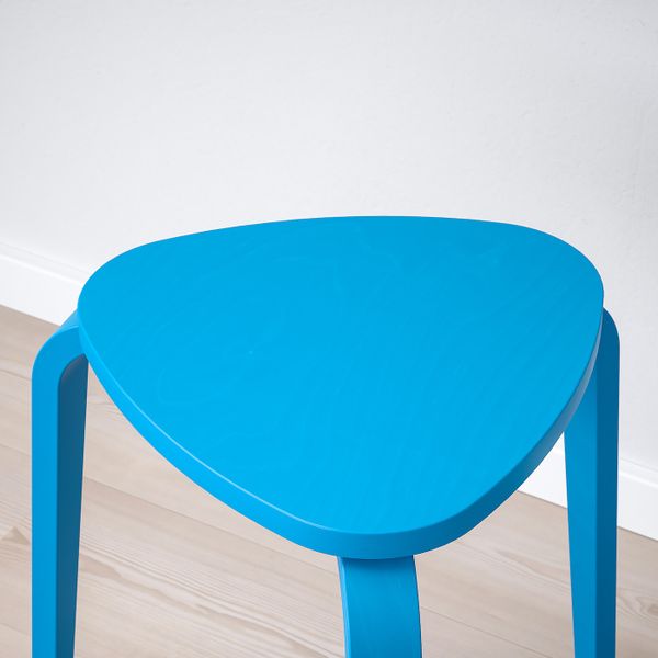 Табурет, синий IKEA KYRRE КЮРРЕ 704.349.81 - фото 7