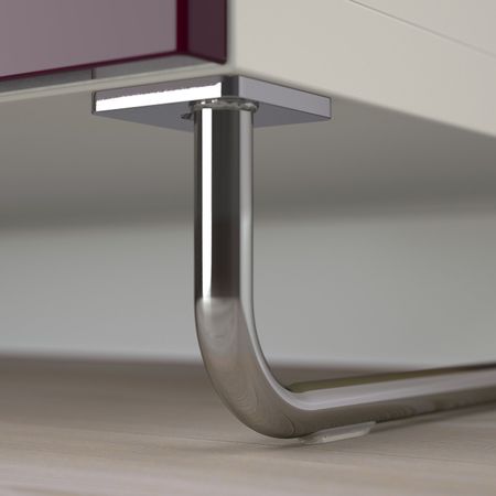 Комбинация для хранения с дверцами/ящ, белый СЕЛЬВИКЕН/СУЛАРП/глянцевый темный красно-коричневый 120x42x74 см IKEA BESTÅ БЕСТО