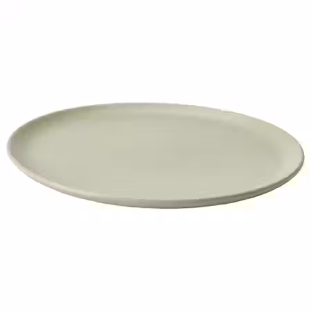 MOSSMAL МОССМАЛ Тарелка - орнамент «точки»/светло-зеленый 22 см