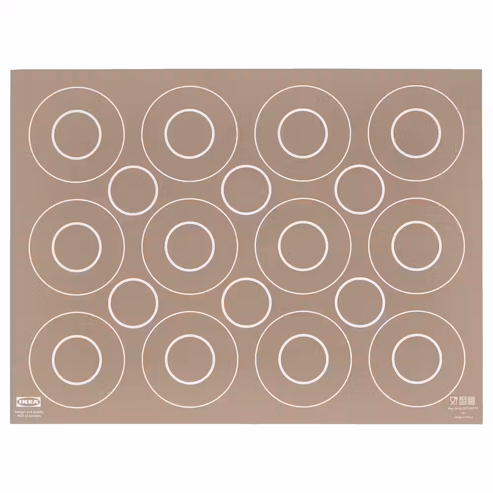 BAKTRADITION Коврик для выпечки - бежевый 41x31 см - фото 1