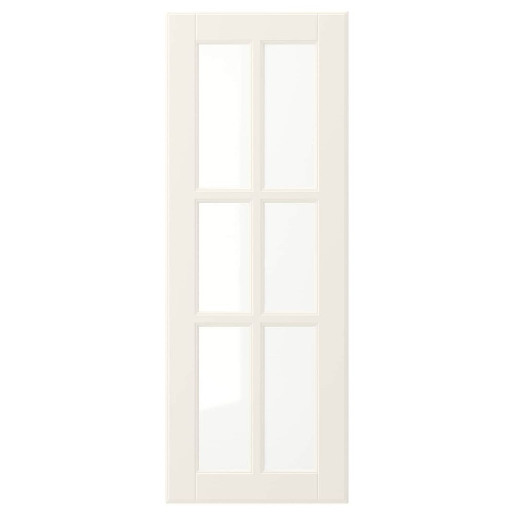 Стеклянная дверь, белый с оттенком 30x80 см IKEA BODBYN БУДБИН 403.670.68 - фото 1