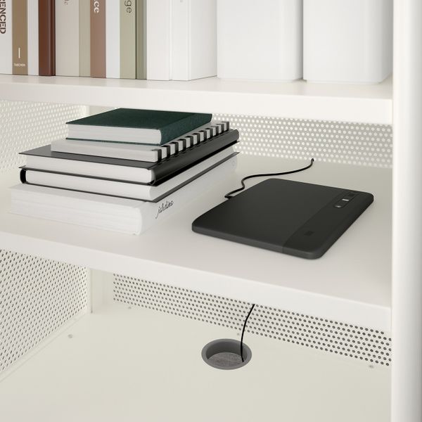 Модуль для хранения, на ножках, сетка белый 61x101 см IKEA BEKANT БЕКАНТ 992.825.43 - фото 4