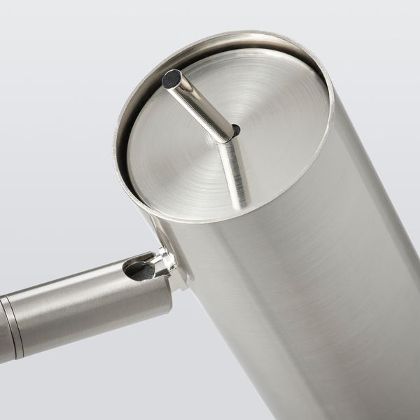 Светильник напольный для чтения, 145 см, никелированный IKEA VIRRMO ВИРРМО 404.713.24 - схема-чертеж с размерами