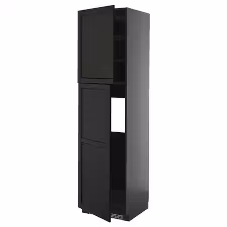 METOD Высокий шкаф д/холодильника/2дверцы