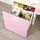 Стол с отделением для игрушек, белый/светло-розовый 150x50x128 см IKEA STUVA СТУВА / FRITIDS ФРИТИДС 892.796.35
