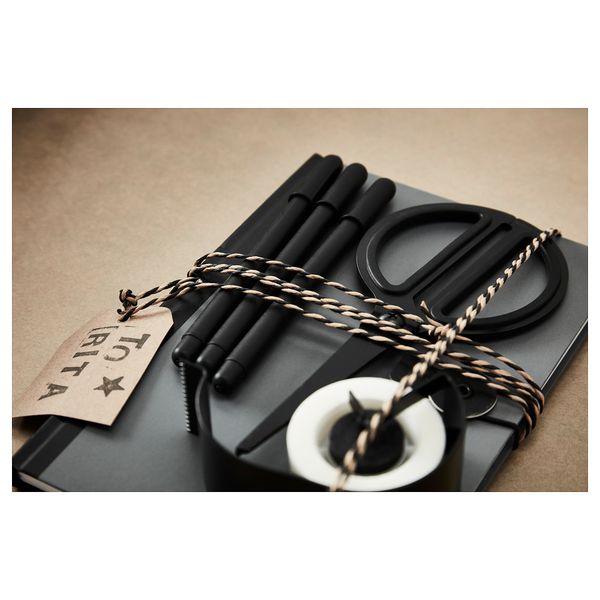 Ножницы ФУЛЛФОЛЬЯ, черный - схема-чертеж с размерами