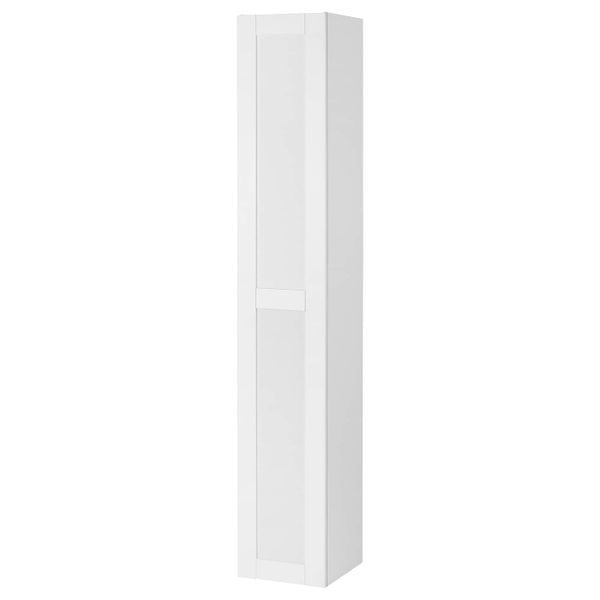 Высокий шкаф с дверцей, Йельсен белый 30x30x180 см IKEA FISKÅN ФИСКОН 004.993.63 - фото 1