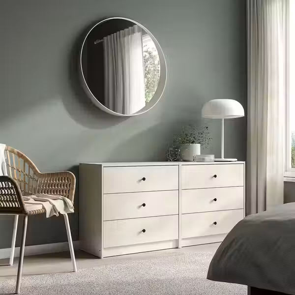 GURSKEN Комод с 3 ящиками - светло-бежевый 69x67 см - фото 3