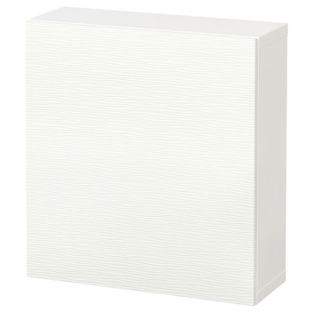Комбинация настенных шкафов, белый/Лаксвикен белый 60x22x64 см IKEA BESTÅ БЕСТО 594.415.77