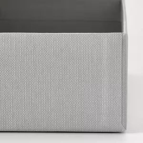 GRÅSIDAN Набор коробок, 5 шт. - серый - схема-чертеж с размерами