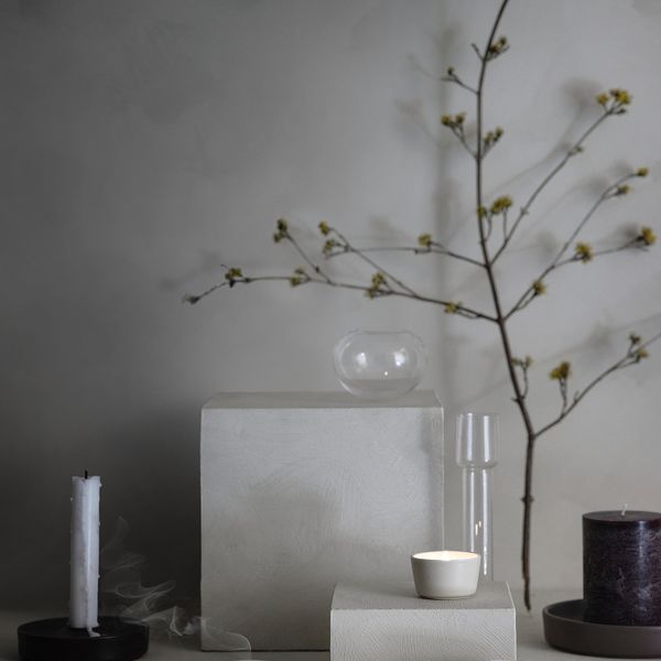 Тарелка для свечи, темно-серый 15 см IKEA ÄROFULL ЭРОФУЛЛ 405.013.78 - схема-чертеж с размерами