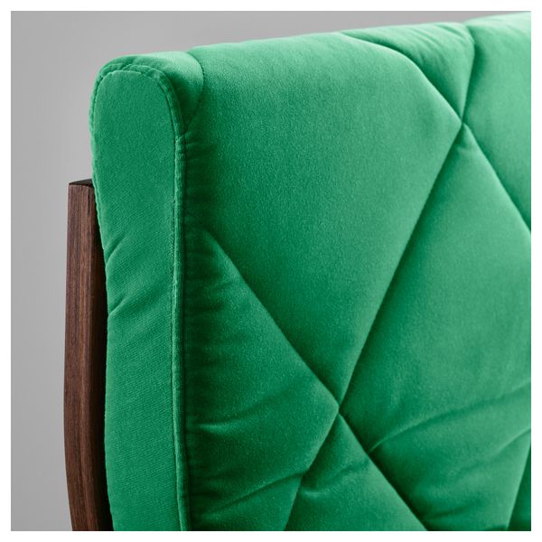 Кресло ПОЭНГ, коричневый, Сандбакка зеленый - фото 4