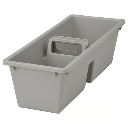 FÅNGGRÖDA Вставка с отделениями - светло-серый 48x18x14 см