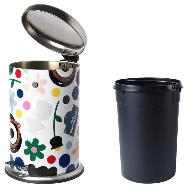 Ведро с откидной крышкой ФЁРНИАД, разноцветный (12 л) - фото 2