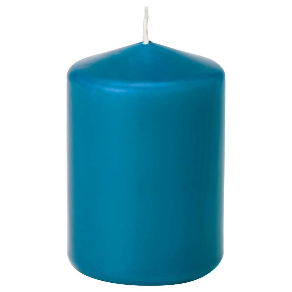 Неароматическая свеча формовая ДАГЛИГЕН, бирюзовый (10 см) - фото 1