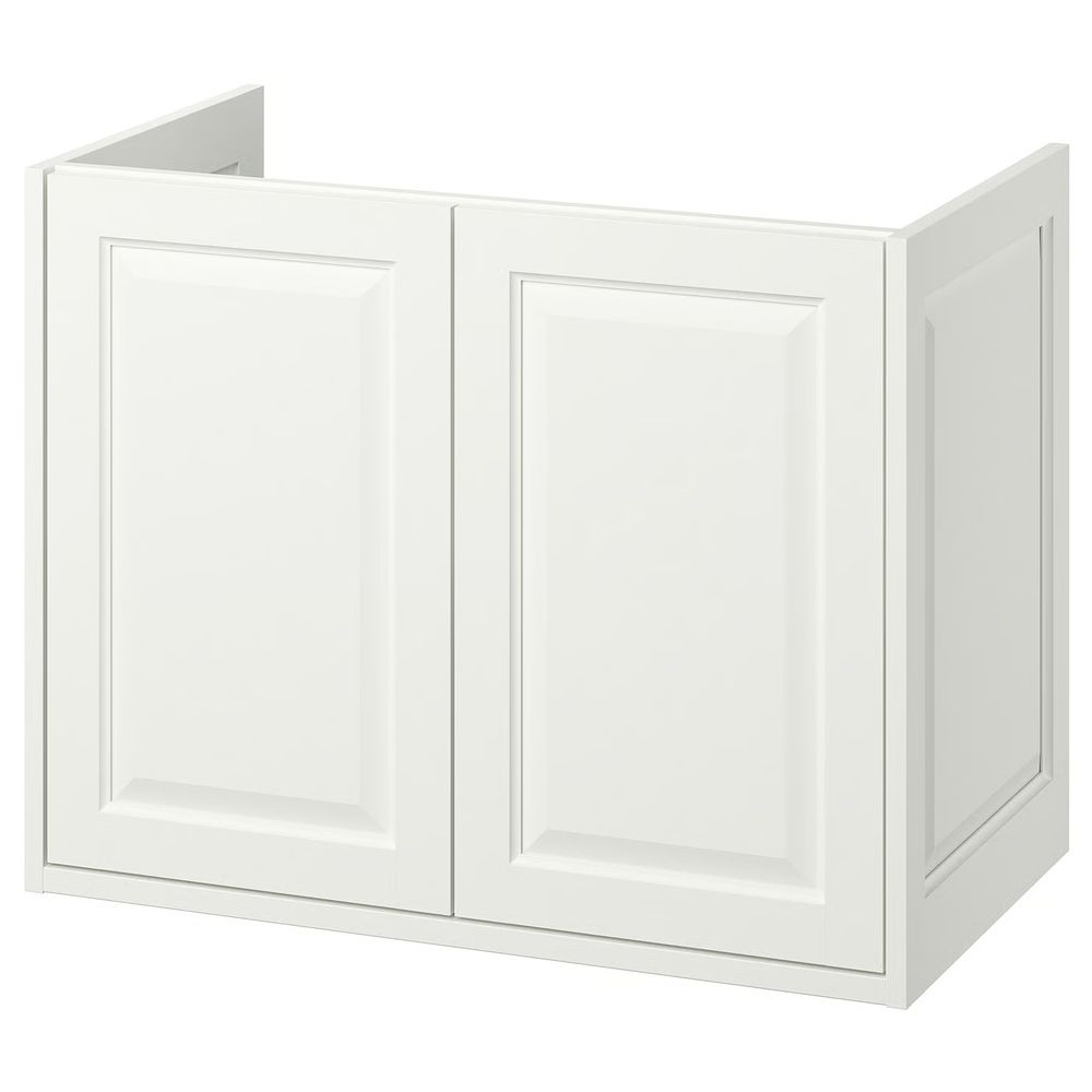 TÄNNFORSEN Шкаф под раковину с дверцами - белый 80x48x63 см - фото 1